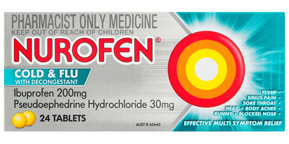 Nurofen Cold & Flu S3* 200mg Tablets 24