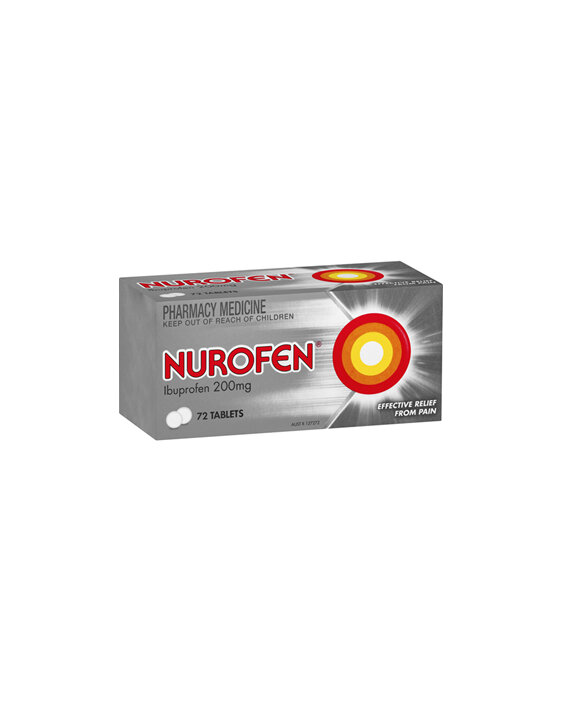 Nurofen Ibuprofen 200mg 72 Tablets