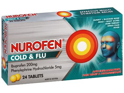 Nurofen PE Cold & Flu Tablets 24's