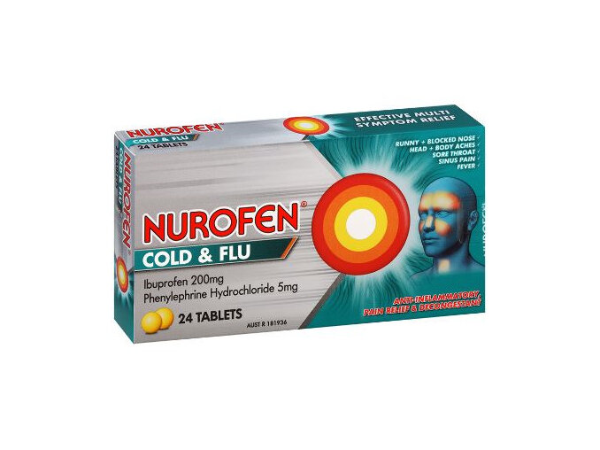 Nurofen PE Cold & Flu Tablets 24's
