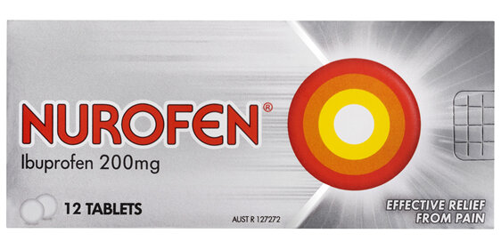 Nurofen Tablets 12s 200mg Ibuprofen anti-inflammatory pain relief