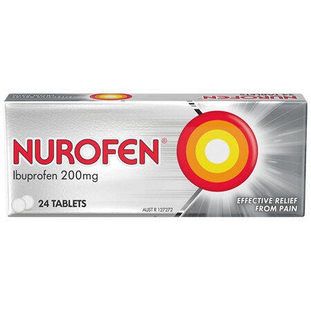 Nurofen Tablets 24s 200mg Ibuprofen anti-inflammatory pain relief