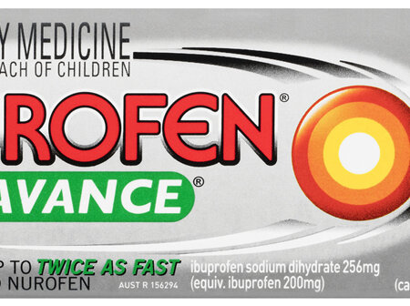 Nurofen Zavance Fast Pain Relief Caplets 256mg Ibuprofen 48 Value Pack