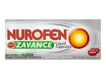 Nurofen Zavance Liquid Capsules 20s
