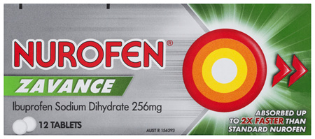 Nurofen Zavance Tablets 12s 200mg Ibuprofen Pain Relief