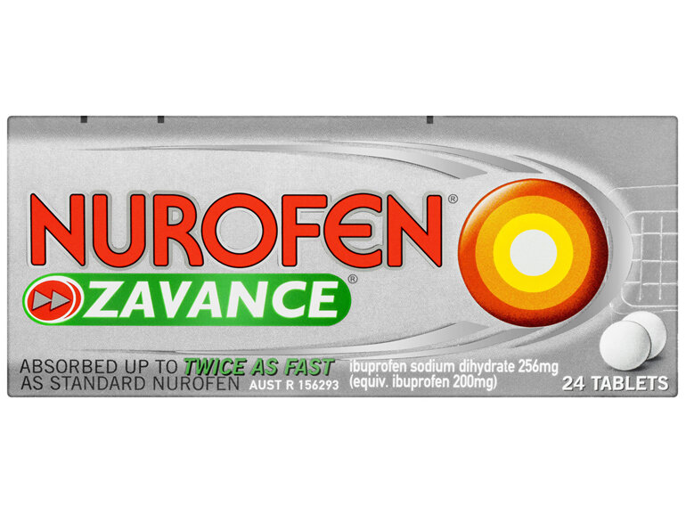 Nurofen Zavance Tablets Pain Relief 24 Pack - SKUlibrary