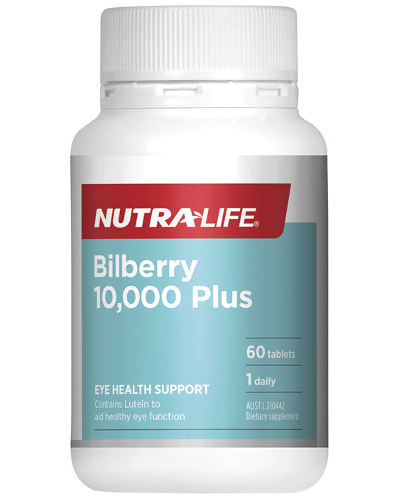 Nutra-Life Bilberry 10,000 Plus 60t
