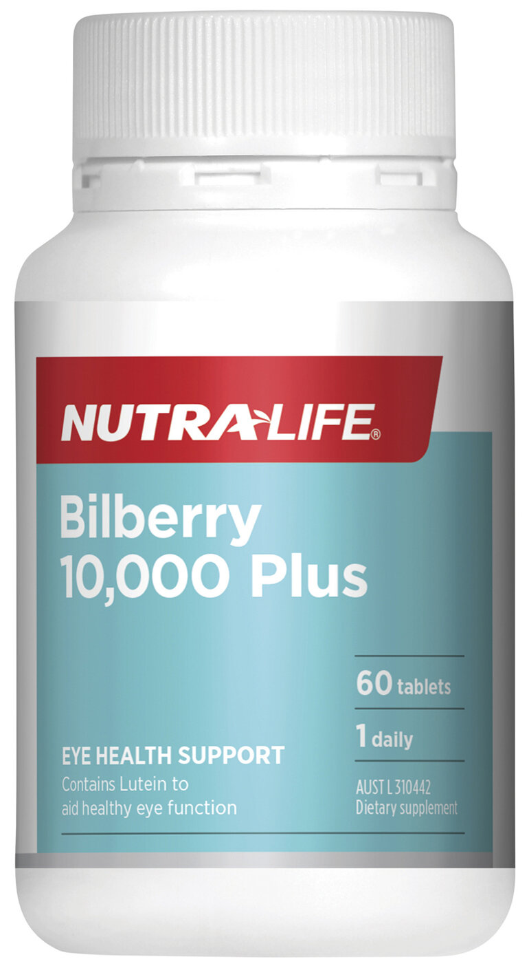 Nutra-Life Bilberry 10,000 Plus 60t