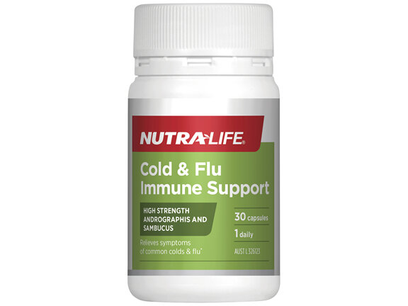 Nutra-Life Cold & Flu Immune Support 30 Capsules