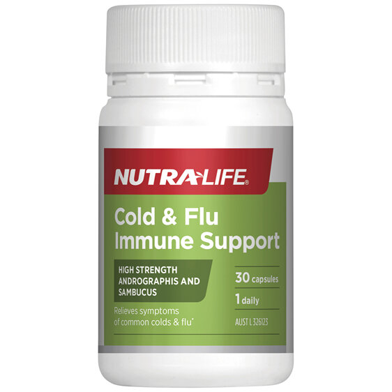 Nutra-Life Cold & Flu Immune Support 30 Capsules