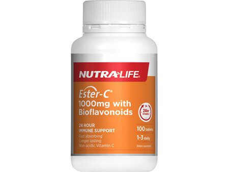 Nutra-Life Ester-C® 1000mg + Bioflavonoids 100 Tablets