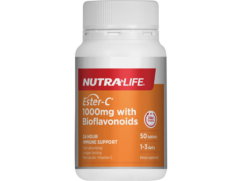 Nutra-Life Ester-C® 1000mg + Bioflavonoids 50 Tablets