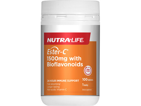Nutra-Life Ester-C® 1500mg + Bioflavonoids 100 Tablets