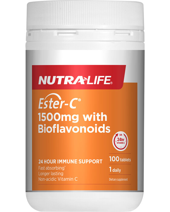 Nutra-Life Ester-C® 1500mg + Bioflavonoids 100 Tablets