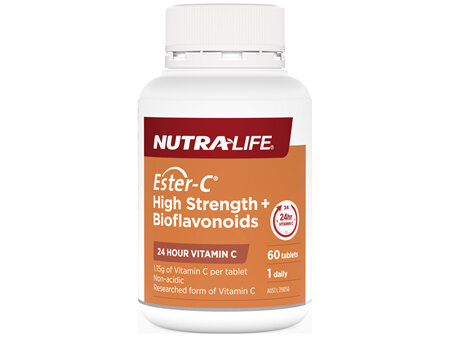 Nutra-Life Ester-C High Strength + Bioflavonoids 60t