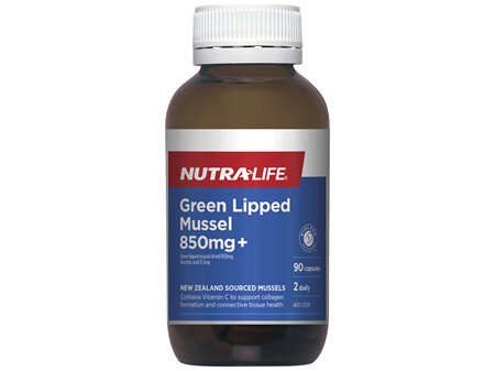 Nutra-Life Green Lipped Mussel 850mg + 90c