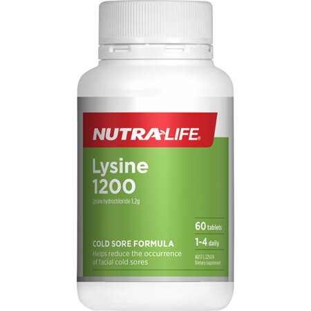 NUTRA-LIFE Lysine 1200mg 60tabs