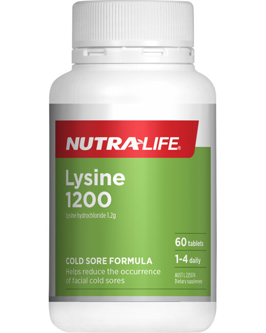 NUTRA-LIFE Lysine 1200mg 60tabs