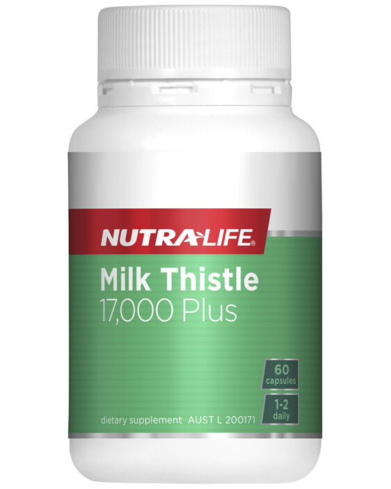Nutra-Life Milk Thistle 17,000 Plus 60 capsules
