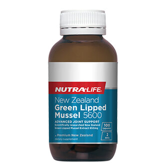 NUTRA-LIFE NZ Green Lipped Mussel 5600 100s