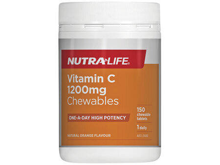 Nutra-Life Vitamin C 1200mg Chewables 150t