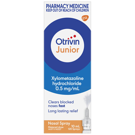 NZ - Otrivin Junior Nasal Spray, for Blocked Nose 10mL