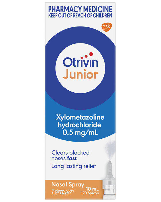 NZ - Otrivin Junior Nasal Spray, for Blocked Nose 10mL