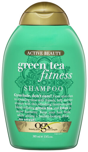 OGX Active Beauty Green Tea Fitness Shampoo 385mL