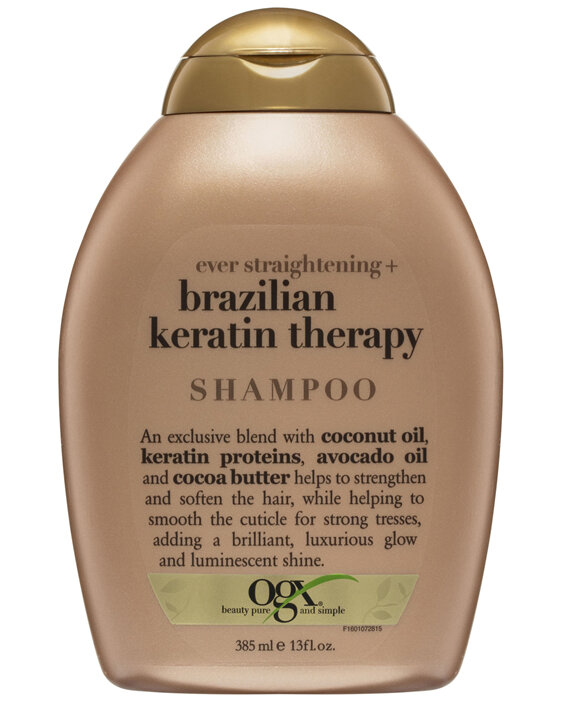 Ogx Ever Straightening + Smoothing & Shine Brazilian Keratin Therapy Shampoo For Dull Hair 385mL