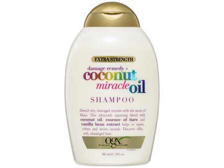 Ogx Extra Strength Damage Remedy + Hydrating & Repairing Coconut Miracle Oil Shampoo For Damaged &