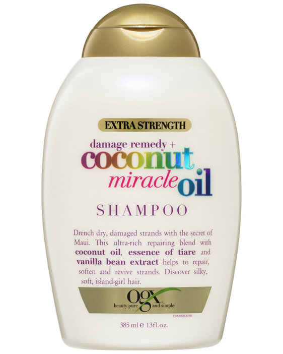 Ogx Extra Strength Damage Remedy + Hydrating & Repairing Coconut Miracle Oil Shampoo For Damaged &
