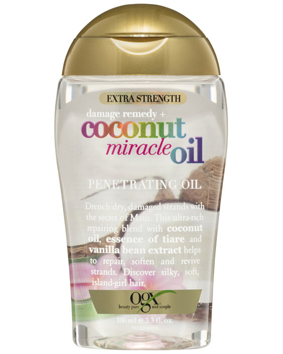 Ogx Extra Strength Damage Remedy + Hydrating & Repairing Coconut Miracle Oil Penetrating Oil For