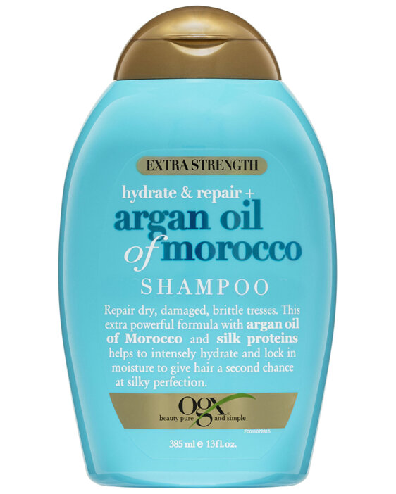 Ogx Extra Strength Hydrate & Repair + Argan Oil of Morocco Shampoo For Damaged Hair 385mL