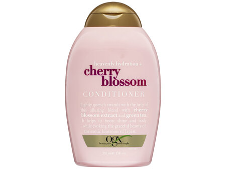 Ogx Heavenly Hydration + Shine Cherry Blossom Conditioner For Thin & Fine Hair 385mL