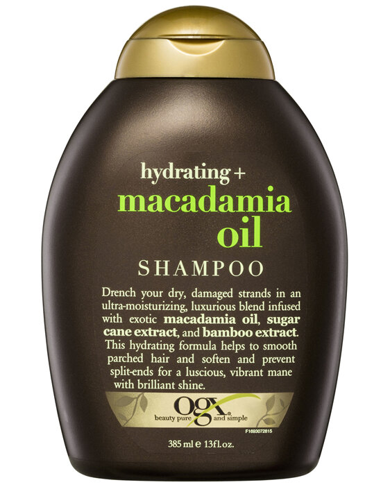 OGX Hydrating + Macadamia Oil Shampoo 385mL