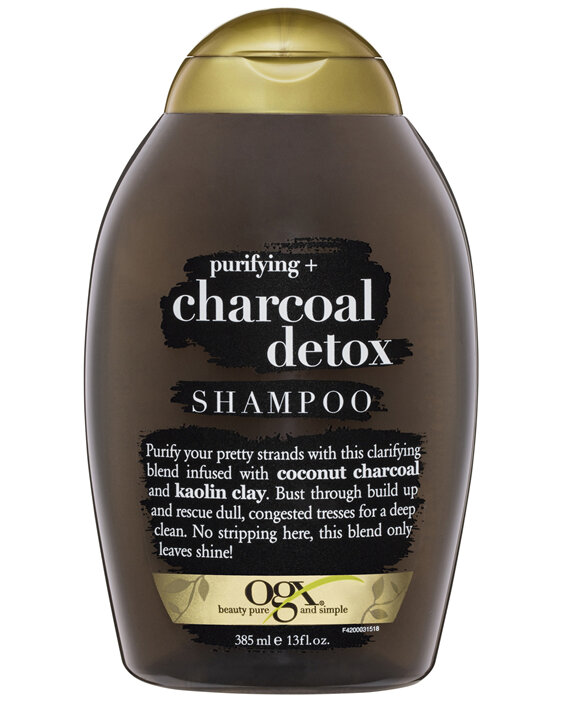 OGX Purifying Charcoal Detox Clarifying Shampoo 385mL