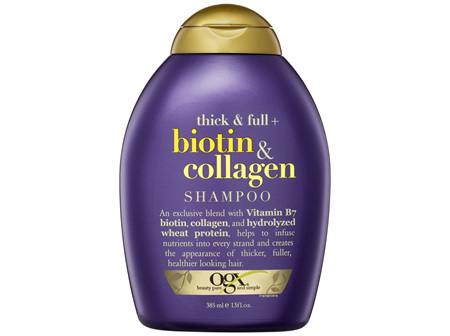 OGX Thick & Full + Biotin & Collagen Shampoo 385mL