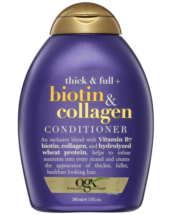 Ogx Thick & Full + Volumising Biotin & Collagen Conditioner For Fine Hair 385mL