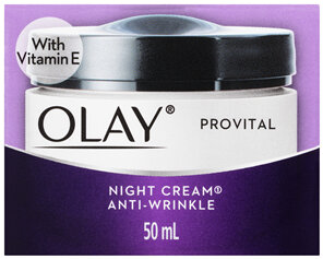 Olay ProVital Anti-Wrinkle Night Face Cream Moisturiser 50mL