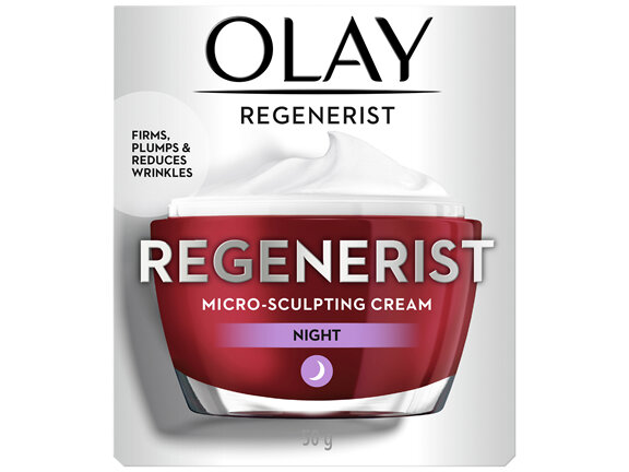 Olay Regenerist Anti Aging Niacinamide Micro-Sculpting Night Face Cream Moisturiser 50g Skin Care