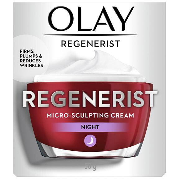 Olay Regenerist Micro-Sculpting Night Face Cream Moisturiser 50g