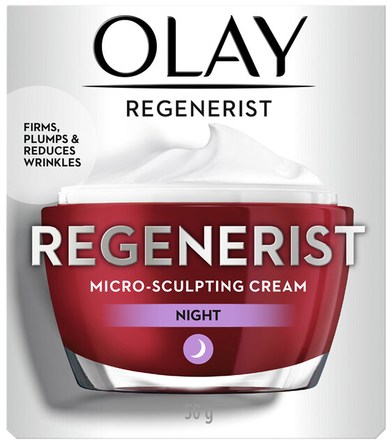 Olay Regenerist Micro-Sculpting Night Face Cream Moisturiser 50g