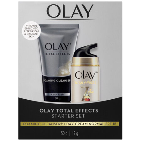 Olay Total Effects 7 In One Foaming Cleanser 50g  +  Olay Total Effects 7 in one Day Cream Normal