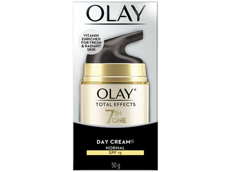 Olay Total Effects Face Cream Moisturiser Normal SPF 15 50g