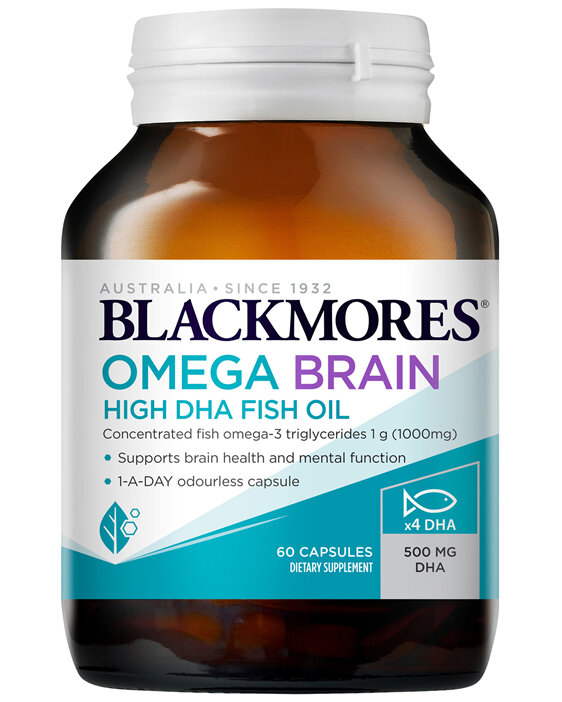 Omega Brain High DHA Fish Oil 60s