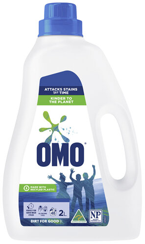 OMO Active Clean Laundry Liquid Front & Top Loader 2 L