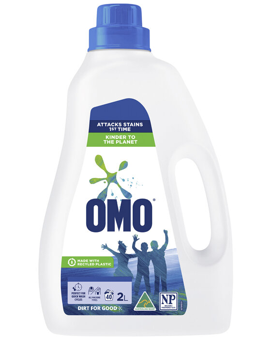 OMO Active Clean Laundry Liquid Front & Top Loader 2 L
