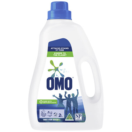 OMO Active Clean Liquid Detergent Front & Top Loader 2 L 40 washes