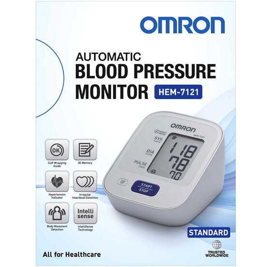 Omron Hem7121 Standard Bp Monitor