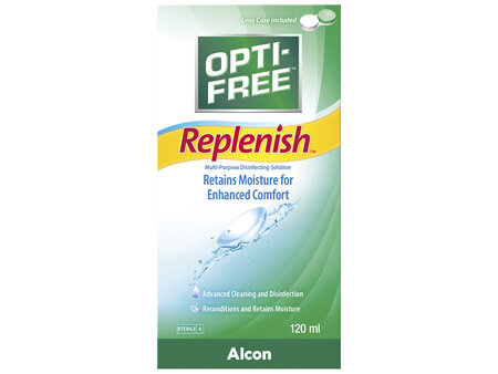 OPTI-FREE Replenish Contact Lens Solution 120mL